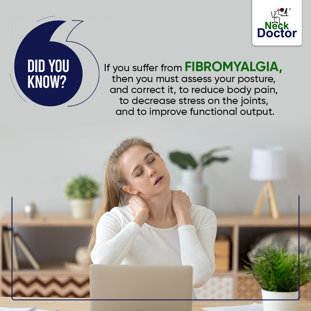 NeckDoctorUAE's tweet photo. If you're suffering from fibromyalgia, consider the importance of the right body position to reduce pain, strain joints and improve body function.

إن كنت تعاني من الألم العضلي الليفي فكر في أهمية وضعية الجسم الصحيحة لتقليل الألم و اجهاد المفاصل و تحسين وظائف الجسم.

#NeckDoctor https://t.co/WNl4ElsdtL