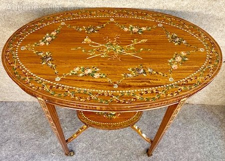 antiques_atlas's tweet photo. Stunning Sheraton Revival Satinwood & Painted occasional table
https://t.co/ug2FuwrOhL
From
John Howkins Antiques
#satinwoodtable #paintedsatinwood #englishtable #early20thcenturyfurniture #handpaintedtable #occasionaltable #satinwood #occasionaltables #satinwoodfurniture https://t.co/z7vt0mECdx