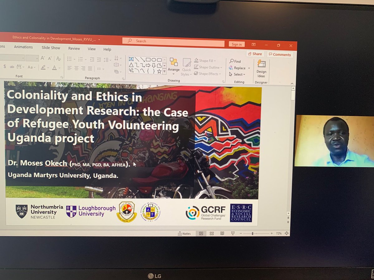 #DocolonialChats whose reality counts! @ Dr Moses Okech of @RYVUganda young people should be involved in both decision making process & volunteering - Ubuntu: I am because we are... @s_g_peck @biancafdl @IBoudewijn @DecoloniseNU