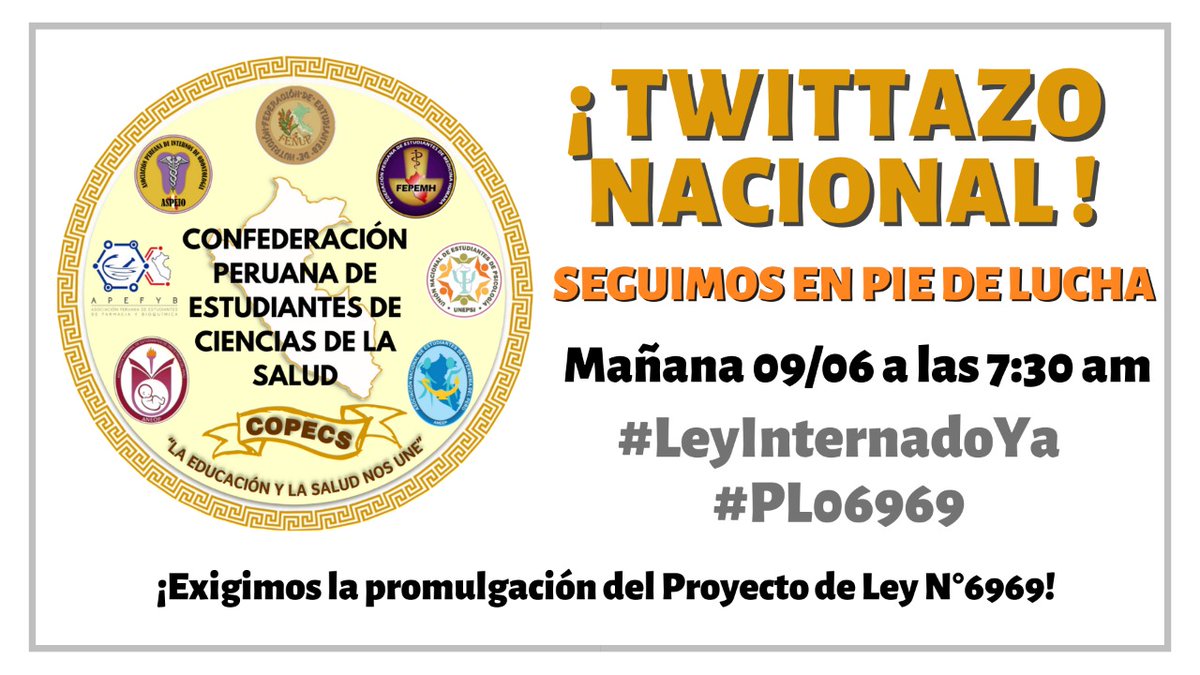 Judhit081023's tweet photo. #InternadoDignoYa
#PL069069
Hoy señora @CharitoParedes5 sera la voz de + de 19.000 Internos de Ciencias de la salud .
Dios mediante irá  todo bien .
Internos de ciencias de la salud en pie de lucha para ser escuchados. https://t.co/6ElQWuEtFd