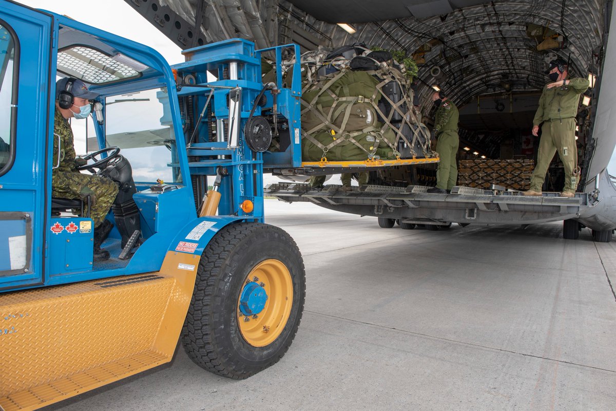 RCAFOperations's tweet photo. We have #AirPower on the move! Members from 3 Wing, Bagotville, are on their way to @NORADCommand’s #AmalgamDART. The arctic air defence exercise that runs until June 18th. @RCAF_ARC #WeHaveTheWatch https://t.co/ZMp5OiUgHg https://t.co/j1RyjO8kTy