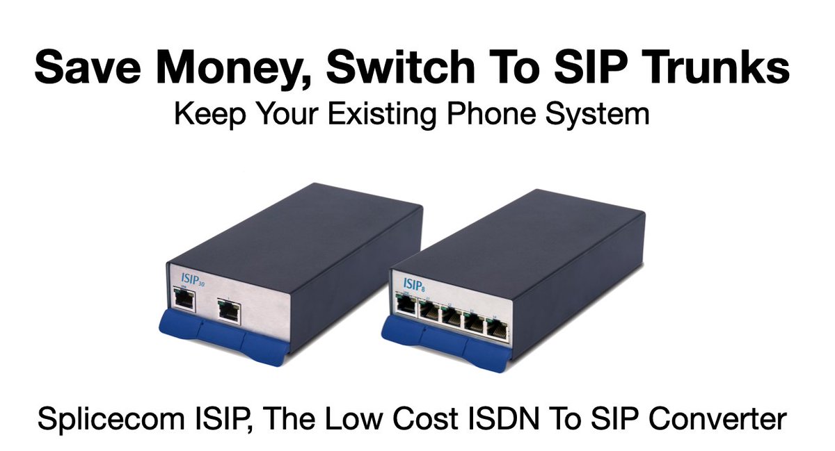 SpliceComLtd's tweet photo. Beat The ISDN Switch-Off
With our low cost ISDN to SIP convertor you can retain your existing phones system whilst reducing line rentals and call charges.  #btswitch-off https://t.co/Ghw13oi1pG