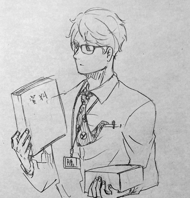🌙島くん、今日は珍しい柄のネクタイしてるね。 