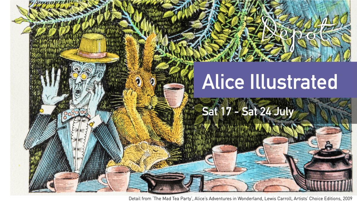 Calling all artists ... Depot is holding an open exhibition of artwork inspired by #AliceInWonderland and the works of #JohnVernonLord - here's how to enter 👉 lewesdepot.org/news/alice