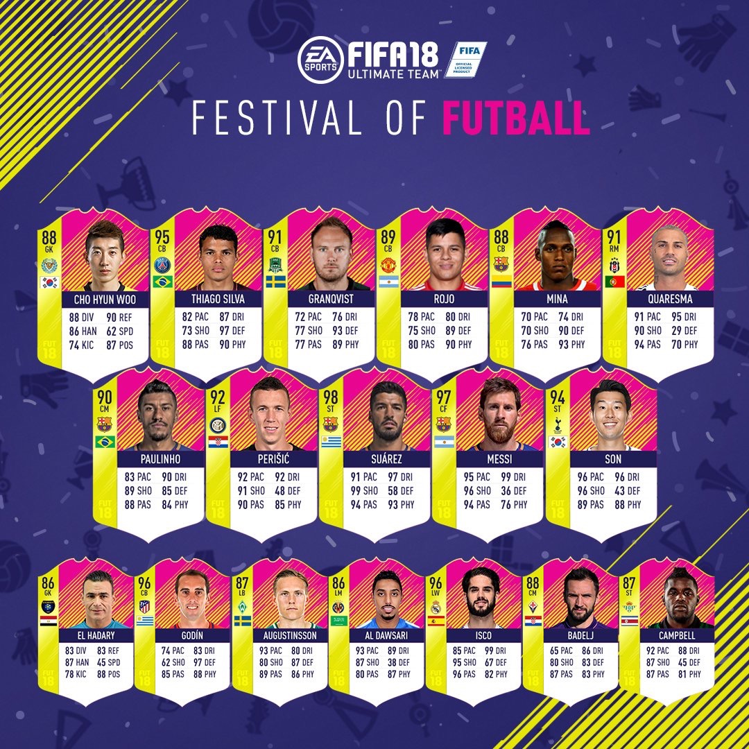 Baruch021's tweet photo. #FestivalofFootball é o próximo evento do #FUT21 ?
No #FUT18 foi assim:
🔸Equipe da fase de grupos R1, R2 e R3
🔸Equipe das oitavas de final do torneio
🔸Time do torneio
🔸Os vencedores (França)
🔸Heróis europeus clássicos
🔸Heróis clássicos do resto do mundo
#EURO2020 #FUT21 https://t.co/i9jjRkXKTY