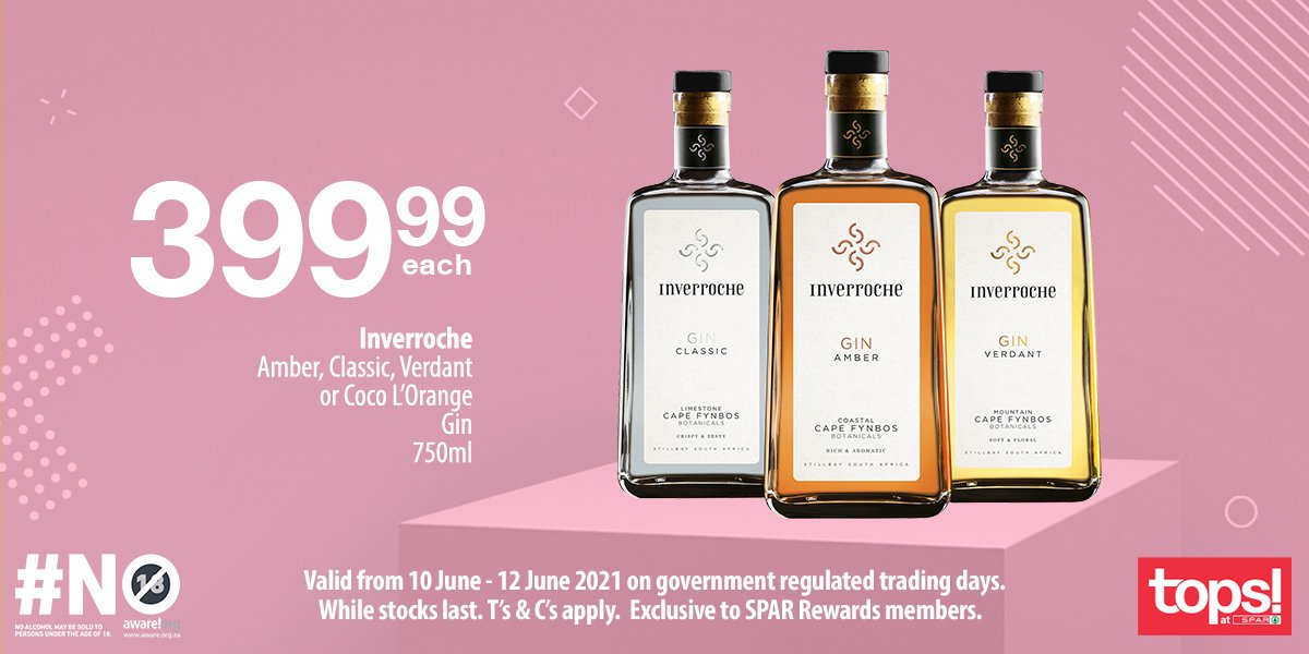 Tops At Spar Celebrate World Gin Day With Us At Tops At Spar Visit Your Nearest Tops At Spar And Grab These Gin Credible Rewards Deals Offer Valid 10 Tops At Spar Celebrate World Gin Day With Us At Tops At Spar Visit Your Nearest Tops At Spar And Grab These Gin Credible Rewards Deals Offer Valid 10