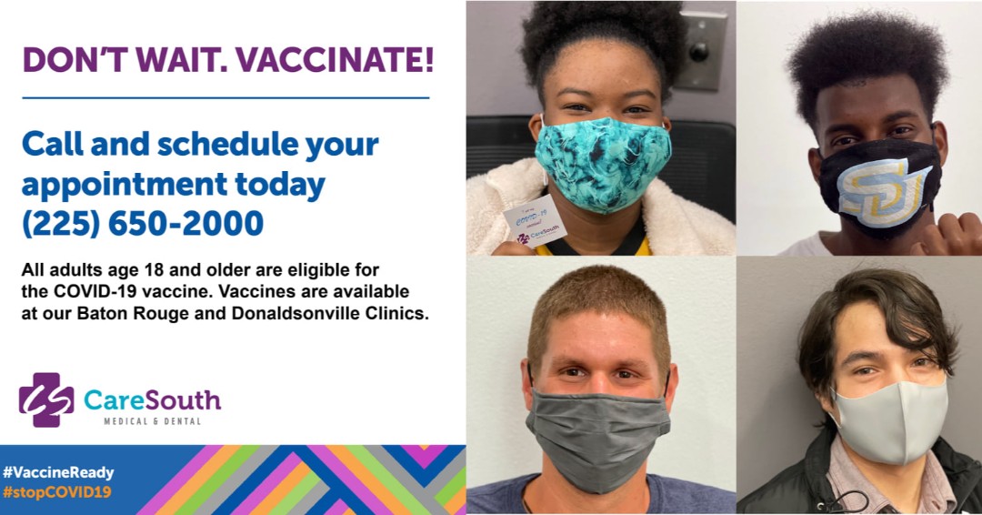 DON'T WAIT! VACCINATE!  -- what are you waiting for? Call today to schedule your appointment 9225) 650-2000. #stopCOVID19 #don'twaitvaccinate #sleevesup
