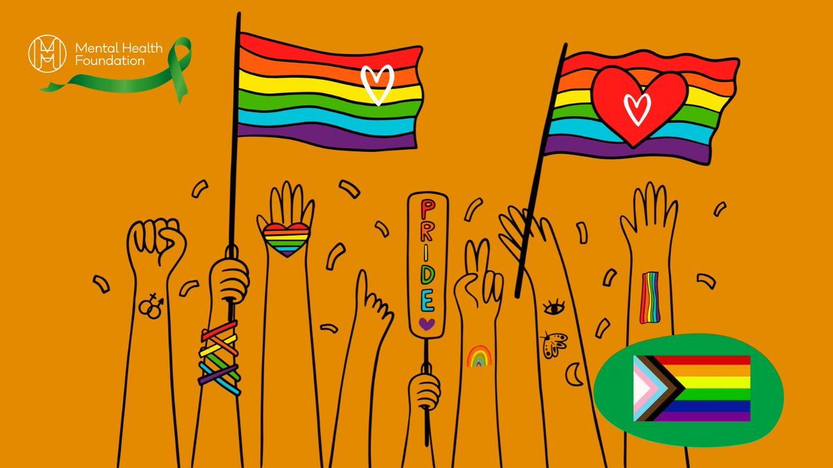 mentalhealth's tweet image. 🌈Happy Pride Month. 📣Here at the Mental Health Foundation we want to amplify Pride’s values of Visibility, Unity, and Equality for all communities @PrideInLondon #Pride #PrideMonth2021
