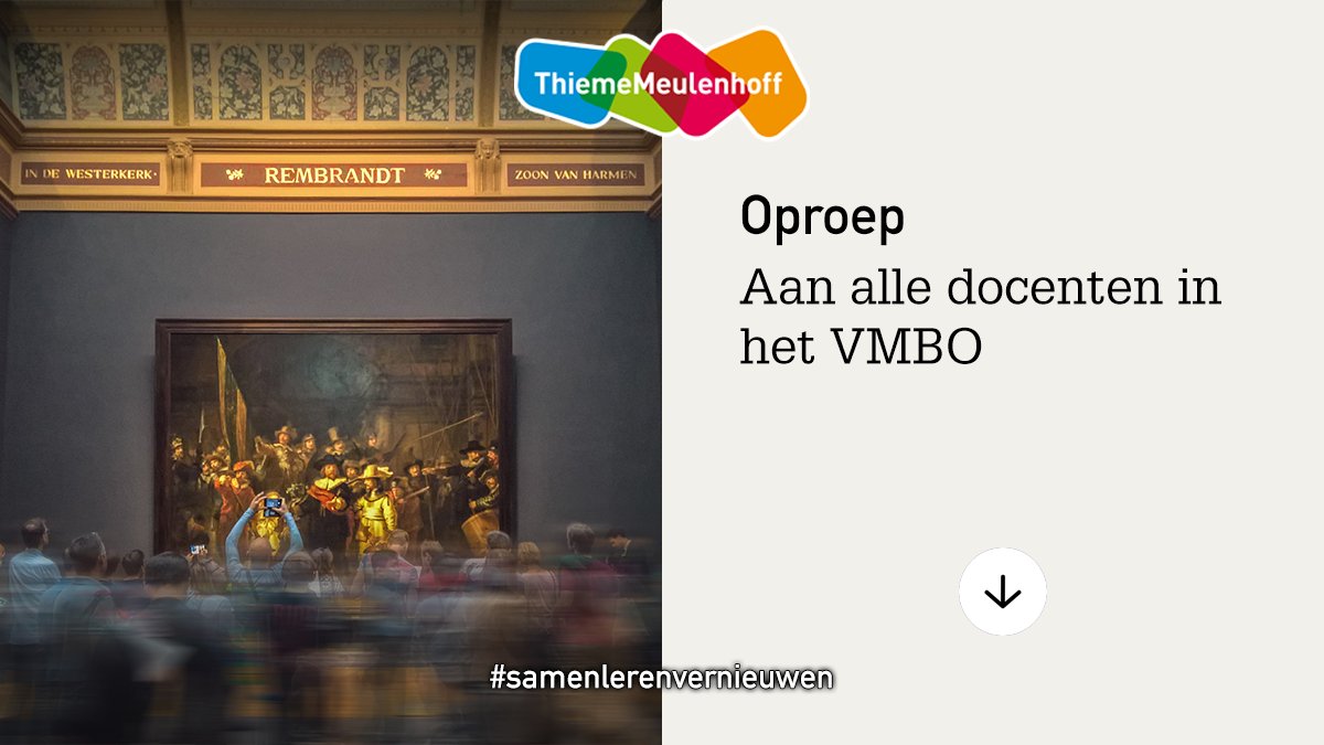 #oproep | Ieder jaar organiseert het <a href="/rijksmuseum/">Rijksmuseum</a> een profielwerkstukprijs. Praat je graag mee? Meld je aan door te mailen naar onderwijs@rijksmuseum.nl met als onderwerp ‘meet &amp; greet VMBO’.

#thiememeulenhoff #samenlerenvernieuwen #profielwerkstuk #VMBO #onderwijs #VO