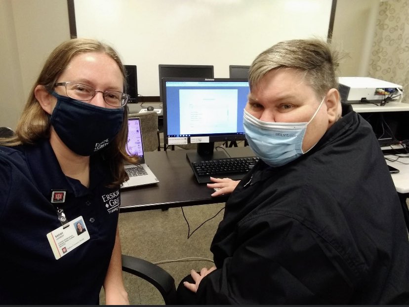 This student has been working with EGTI staff on completing practice job applications to prepare for finding employment after graduation! 

#EGTIWeeklyUpdate