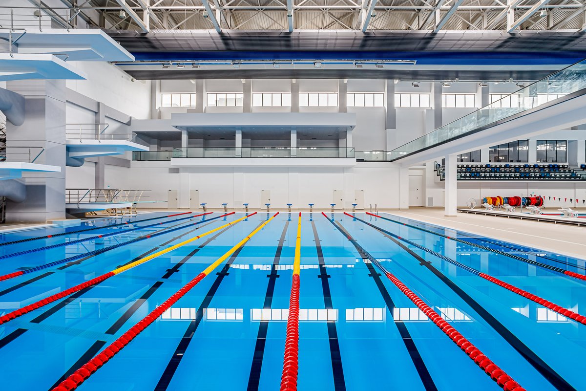 DesignVertical's tweet image. Pentru Complexul Olimpic de Natație din orașul Otopeni (județ Ilfov), specialiștii #VerticalDesign au furnizat uși metalice și din lemn, compartimentări sanitare, lavoare și cabine de schimb pentru vestiare, toate din HPL. 😎
 #competitions #doorsoftheworld #SmartBuildings