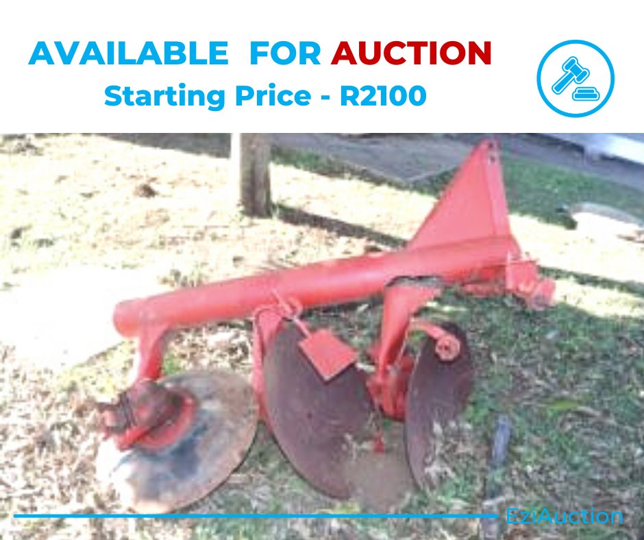 ezi_auction's tweet photo. *AUCTION IS OPEN!* 
Join us on the 9th of June at 11:00 to bid for a Plough Implement.
Click here to start – https://t.co/SGd2ANUuzq.
Bids Close: 13th of June 23:59
Starting bid amount: R2100
For more information visit our website - https://t.co/bXXrc1a2Qz. https://t.co/oNWBtZSQ08