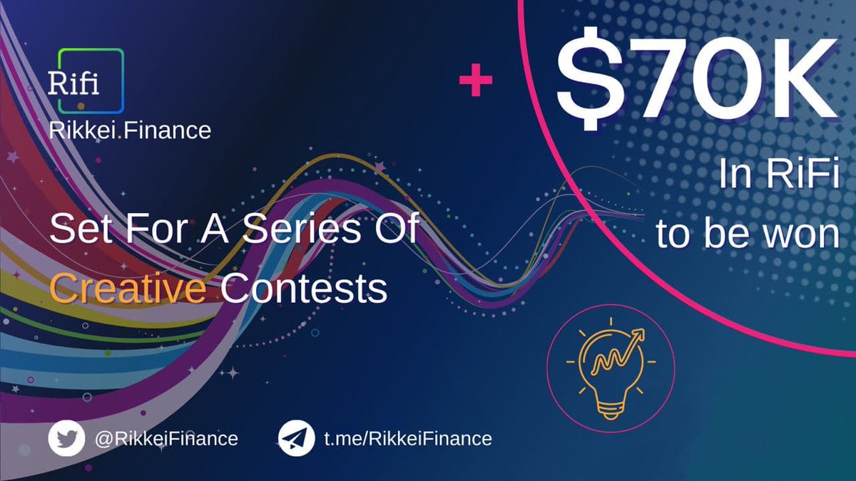 Rikkei Finance is pleased to announce our Community Engagement Competition. 

Six competitions are open with the total of $70,000 in $RiFi tokens for anyone, no matter who you are, and where you locate.

👉👉Let’s enter to win! medium.com/rikkeifinance/…