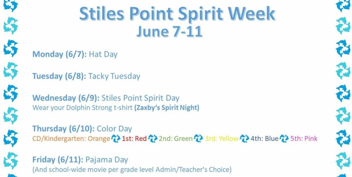 Don't forget tonight is Zaxby's Spirit Night! Come on down from 5-8 and help raise money for our school!!