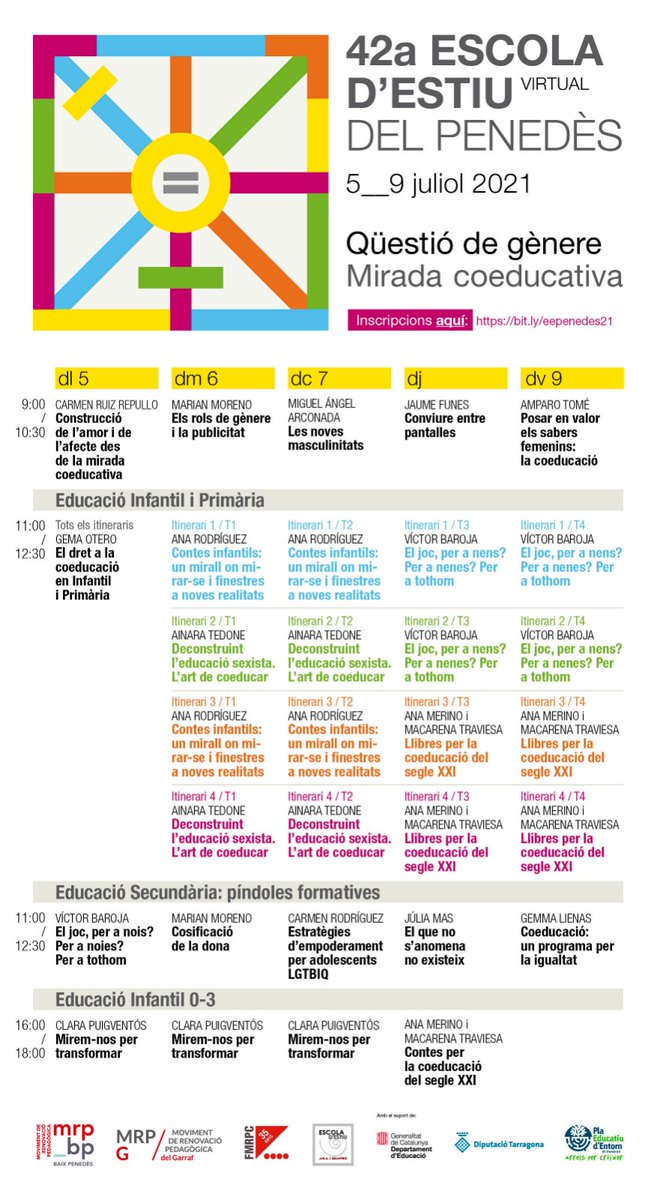 PiGaOt's tweet photo. Escola d'estiu del Penedès en marxa!!!

Ja tens la teva? Mira el programa, no hi pots faltar!!!

https://t.co/49UFsuObnU https://t.co/zPcbsSNkYA