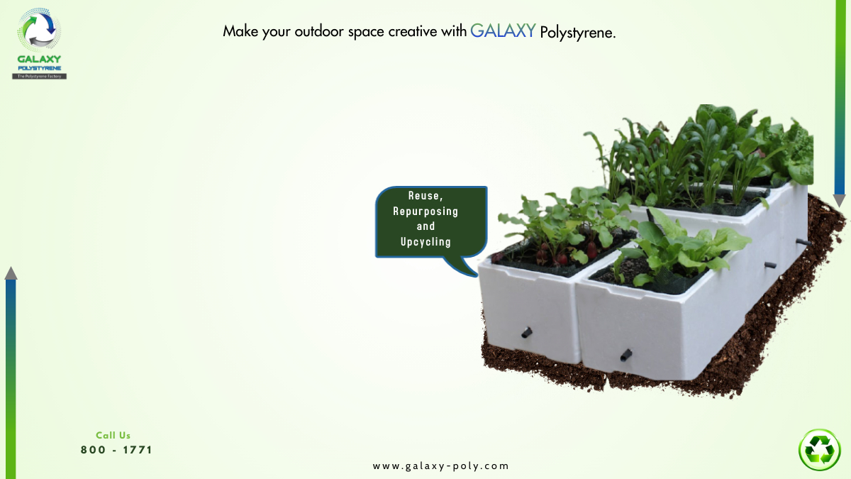 #ecofriendly #savetheplanet #recycledmaterials 
#polystyrene #epsfoam #polystyrenefoam #construction #instulation #ecofriendlyproducts #ecoliving #galaxypolystyrenedubai #packingandpacking #wastefree #gardeningtips #seasonalgardening #organicgardening