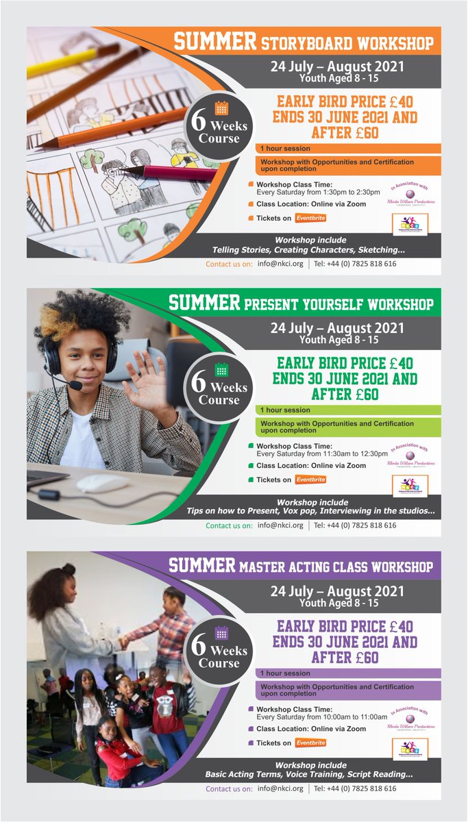 We are so excited to announce that the booking portal for our Summer Workshops will be opening soon! Keep a look out! Further details to follow...