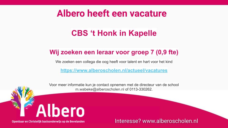 Word jij onze nieuwe collega? Welkom bij Albero!