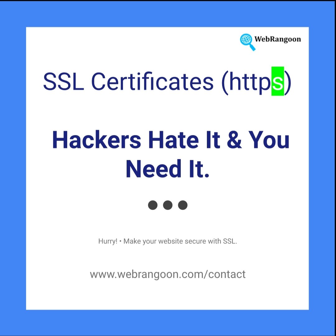 webrangoon's tweet photo. Get a https secured website. Contact WebRangoon Today! https://t.co/pSKfdVa0px