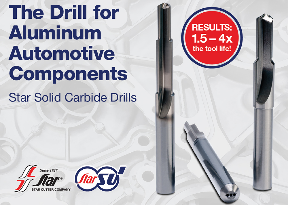 StarCutterCo's tweet photo. Proven to reduce your overall production costs.  Star Solid Carbide Drills for Aluminum machining are designed, manufactured, and serviced in the U.S.A.  https://t.co/luJaFVrs29
#solidcarbidedrills https://t.co/MssT1EGWz4