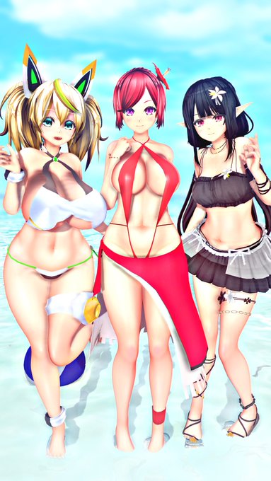 海辺のダーカーバスターズ #COM3D2 