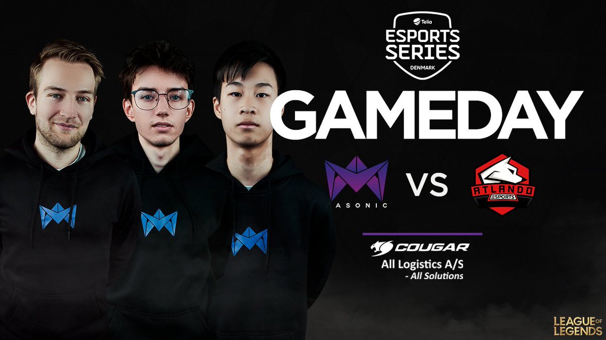 #LoL 

Our League of Legends team is fighting to get their first win tonight. We are meeting @AtlandoEsports 💪

🆚 @AtlandoEsports 
⏰ 22:00
📺 twitch.tv/telia_lol_den

#JoinTheCircle