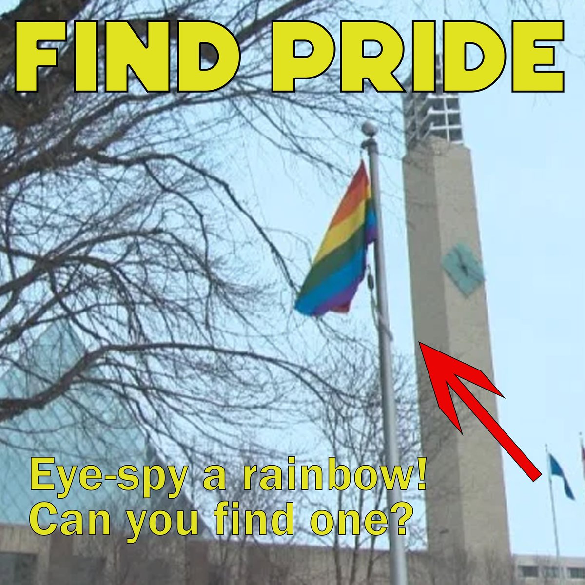 EdPubTeachers's tweet photo. Eye Spy with my little eye...a rainbow! Go out and find a rainbow surprise somewhere in your area. Post it and tag us! #EPTLPride2021 #ATAPride #PrideFierté #ATAGSA https://t.co/yvI5WRdJfM
