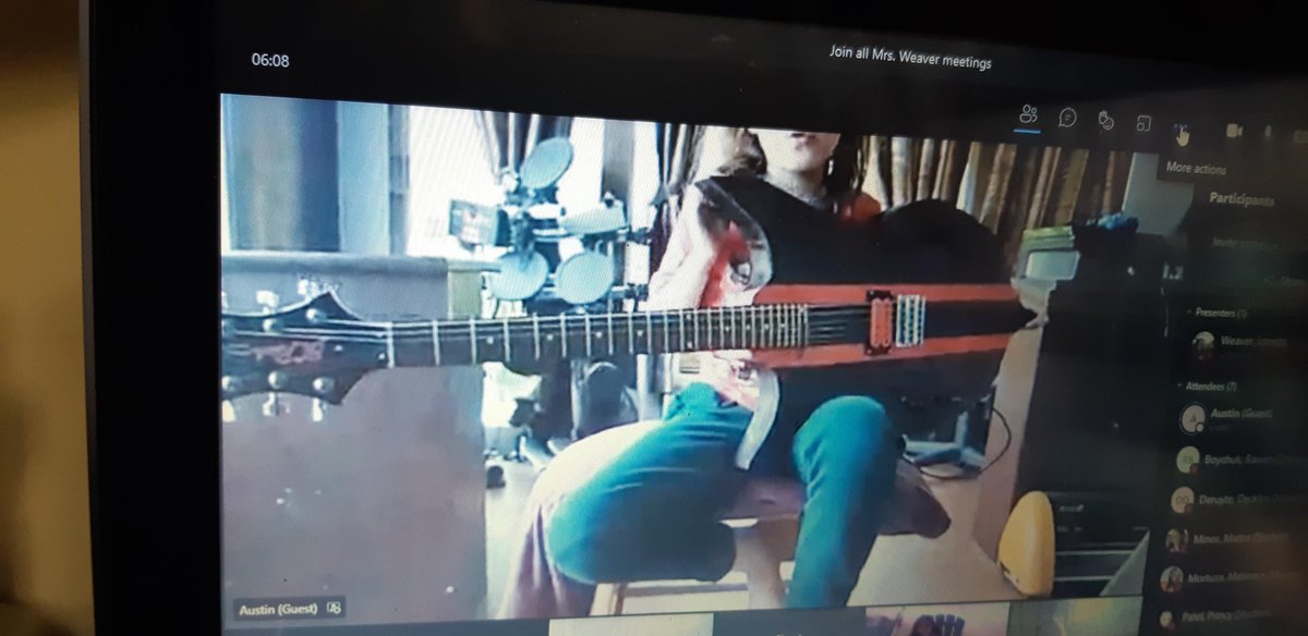 Mrs. Weaver (@mrsweaver28) on Twitter photo When your student takes making homemade instruments to the next level! He and his dad carved, painted, strung and played this guitar for class. The amazing support from parents, the creative initiative from students have made virtual learning such a success! <a href="/DSBNVirtual/">DSBN Virtual School</a> When your student takes making homemade instruments to the next level! He and his dad carved, painted, strung and played this guitar for class. The amazing support from parents, the creative initiative from students have made virtual learning such a success! <a href="/DSBNVirtual/">DSBN Virtual School</a>