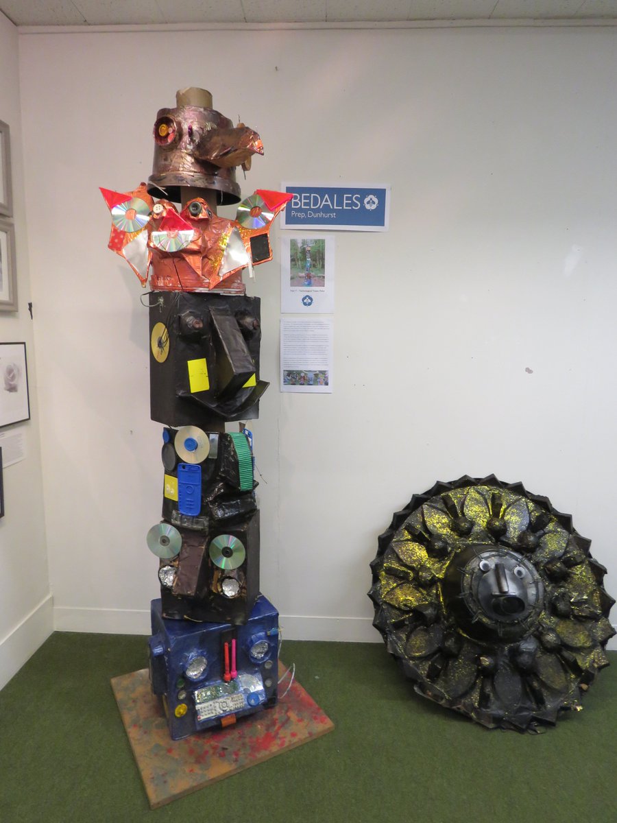 DunhurstArts's tweet photo. Setting up our 'Future Archaeology' installation @TheYoungGallery #SalisburyLibrary #Salisbury as part of an exciting new exhibition with Salisbury Schools entitled 'From Small Acorns' https://t.co/d8d0gikMba