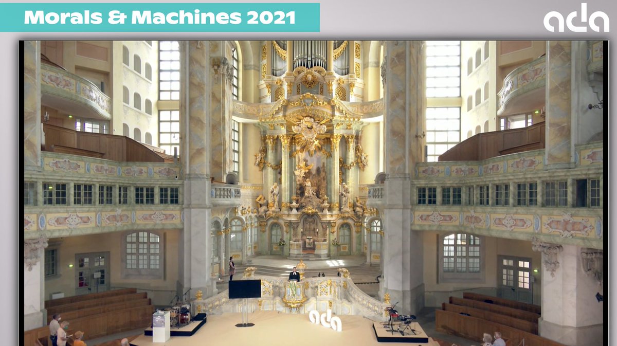 Auf der Zukunftskonferenz #MoralsMachines geht es um neue #Technologien, #KuenstlicheIntelligenz, #Disruption und #Ethik - wie passend, da einen Gottesdienst ins Programm in der wunderschönen #Frauenkirche in #Dresden einzubinden! Klasse Idee👍