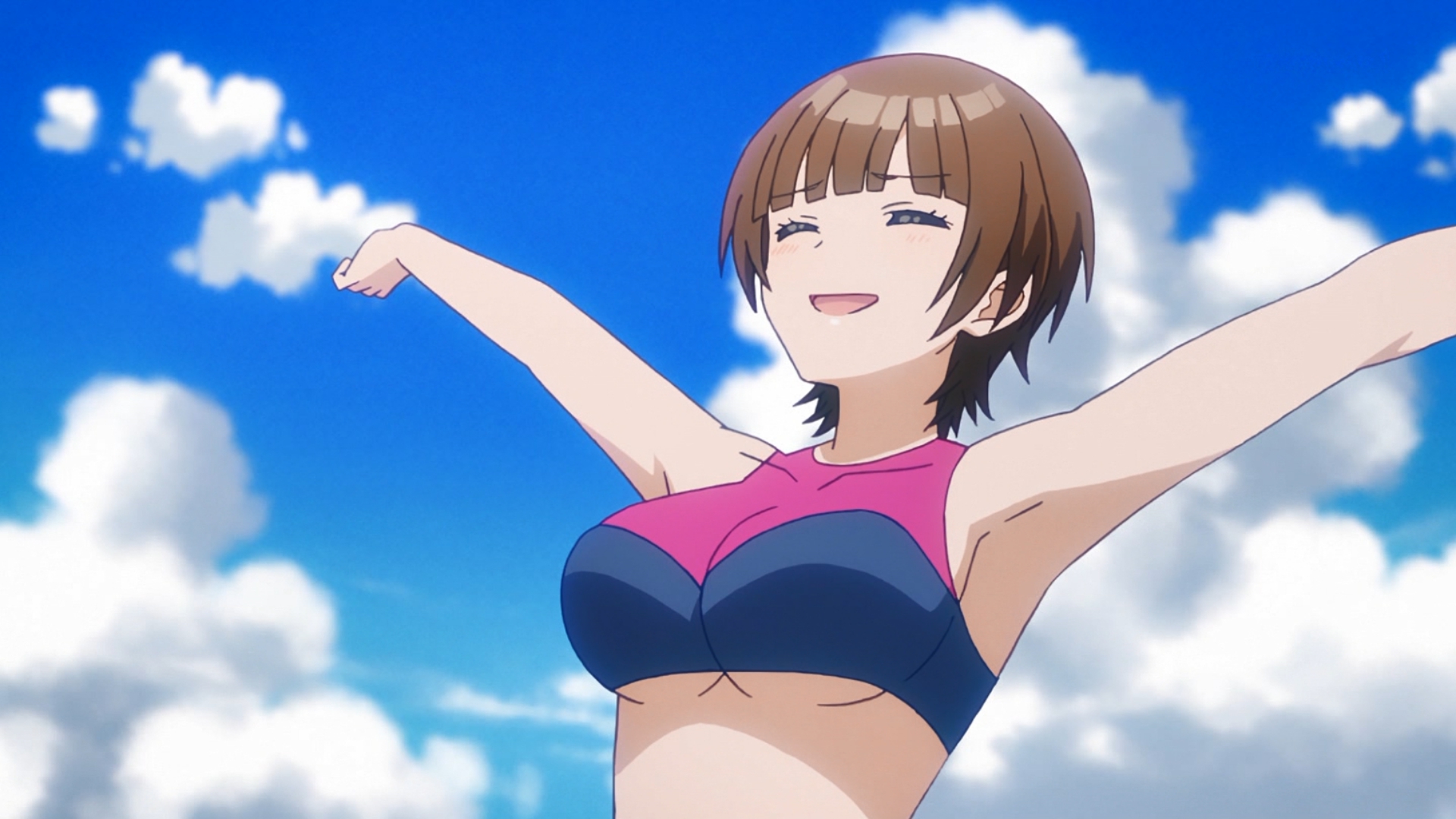 Osananajimi ga Zettai ni Makenai Love comedy аниме Shida Kuroha купальники