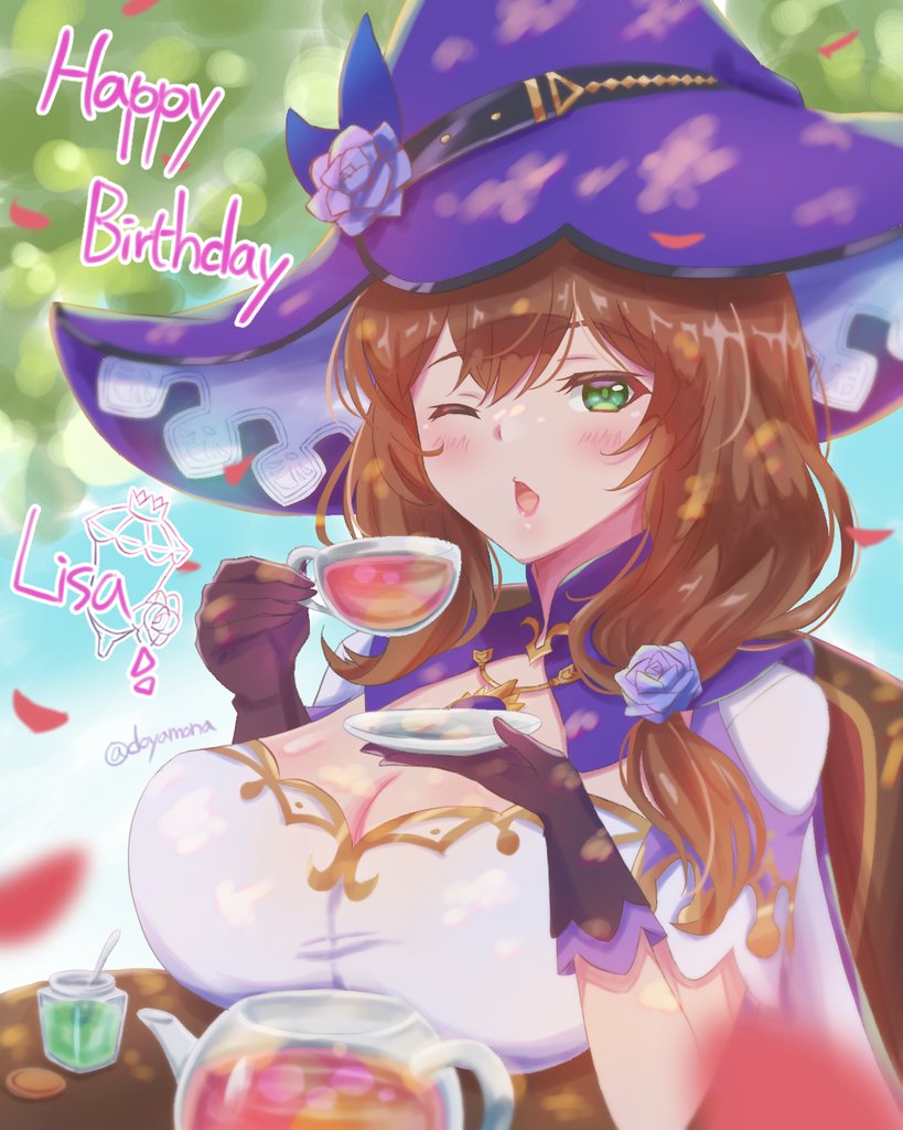 どやモナ 原神 原神 キャラ生誕祭 リサ生誕祭21 Genshinimpact Lisa Fanart イラスト好きな人と繋がりたい リサさんお誕生日おめでとう Ver1 6クレーちゃんイベント出演も嬉しいです T Co 1pvkbvneim Twitter