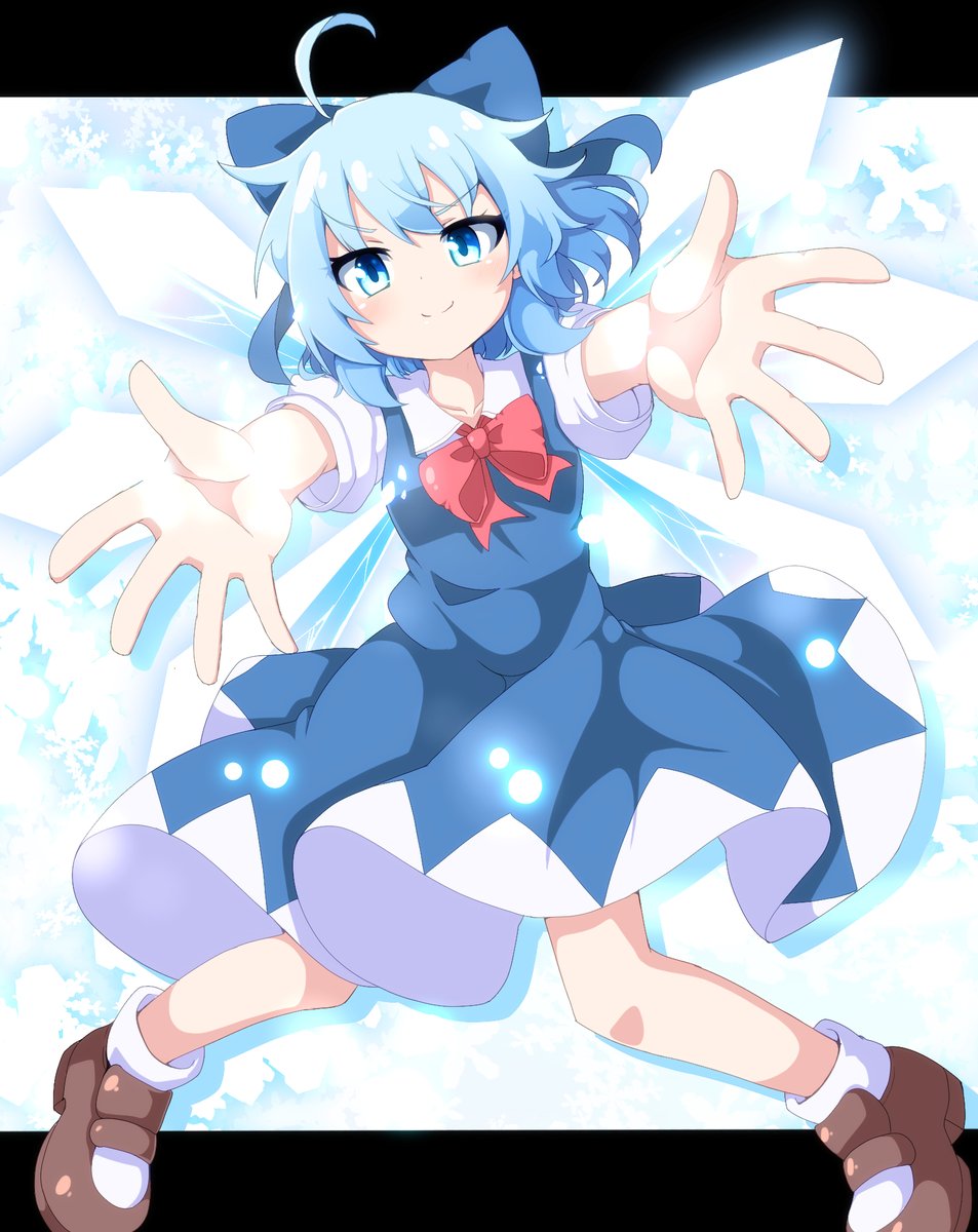 チルノ(東方Project) 「どや差分も作って遊んでた! 」|ドゥーのイラスト
