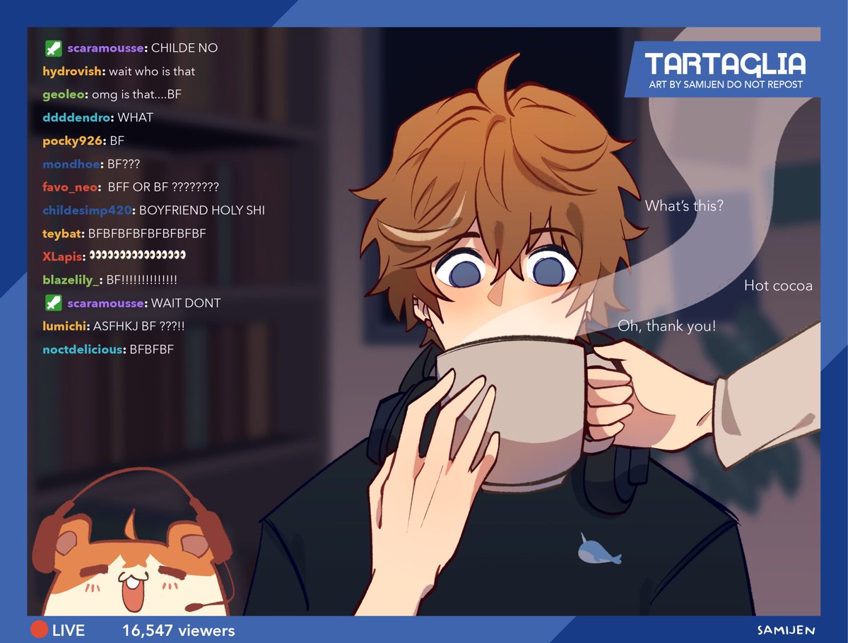sami_jen's tweet photo. streamer au 🎙

#tartali #ไชลด์จง https://t.co/lcKRNszmS8