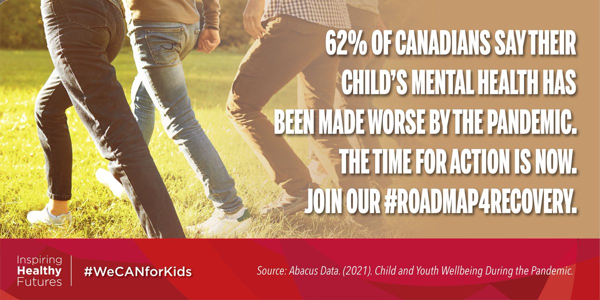 It's time governments made children and youth a priority and listened to our voices on issues that will affect us. 
 
Find out how you can take part in a growing movement to improve the future of Canadian youth: inspiringhealthyfutures.ca/youth-opportun…
 
#WeCANforKids #YouthEmpowerment