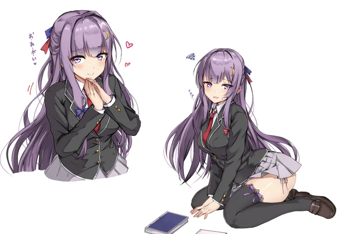 #6月9日はパチュリーの日
せっかくなのでjkパチュリーさんで便乗! 
