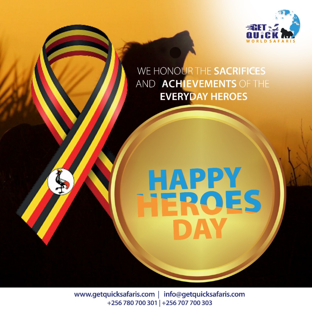 GetQuickSafaris's tweet photo. Happy Heroes Day. We honor all your sacrifices.

#GetQuickSafaris
#HeroesDay21 https://t.co/la1ZKSiPxk