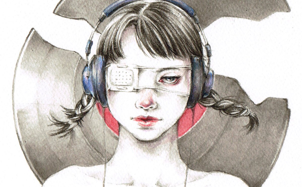 丸子眞由 今日はロックの日と伺ったので 文化系パンクバンド 猿芝居 Saru481 さんのジャケに使用していただいたイラストを見てやってください ロックの日21 ロックの日 イラスト 絵 Illustration Art Drawing Painting イラスト 絵描きさん