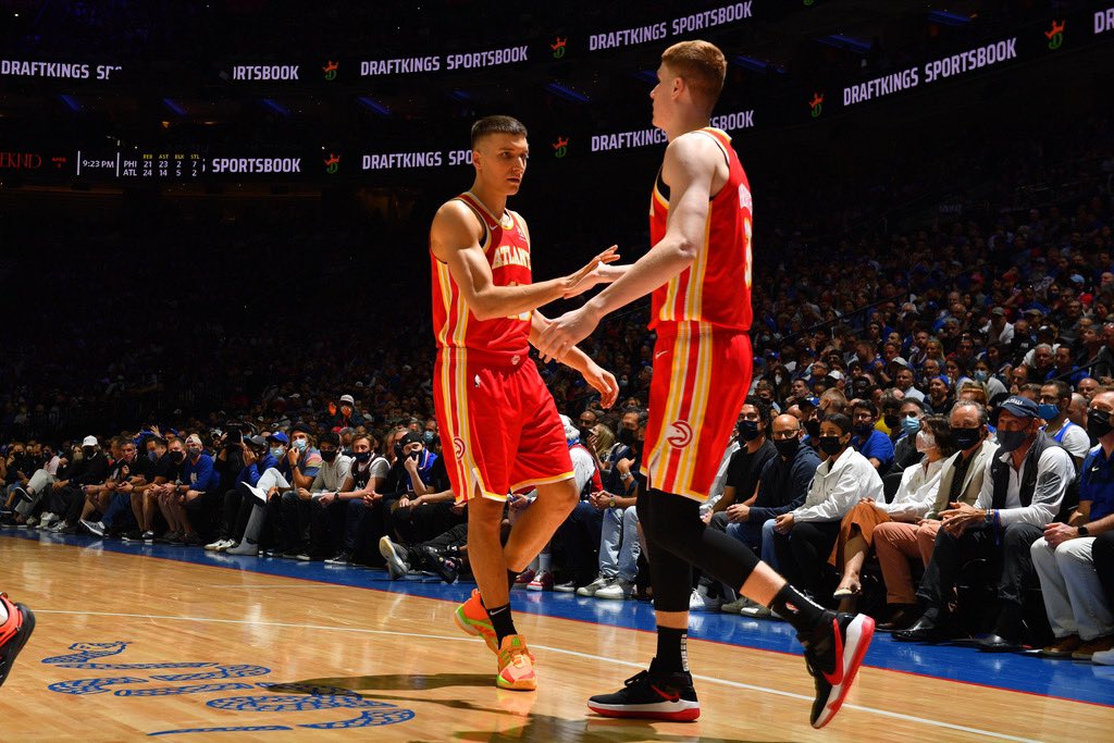 ATLHawks's tweet photo. 👀 on Game 3 

#BelieveAtlanta https://t.co/oqRrQ8Wjjr