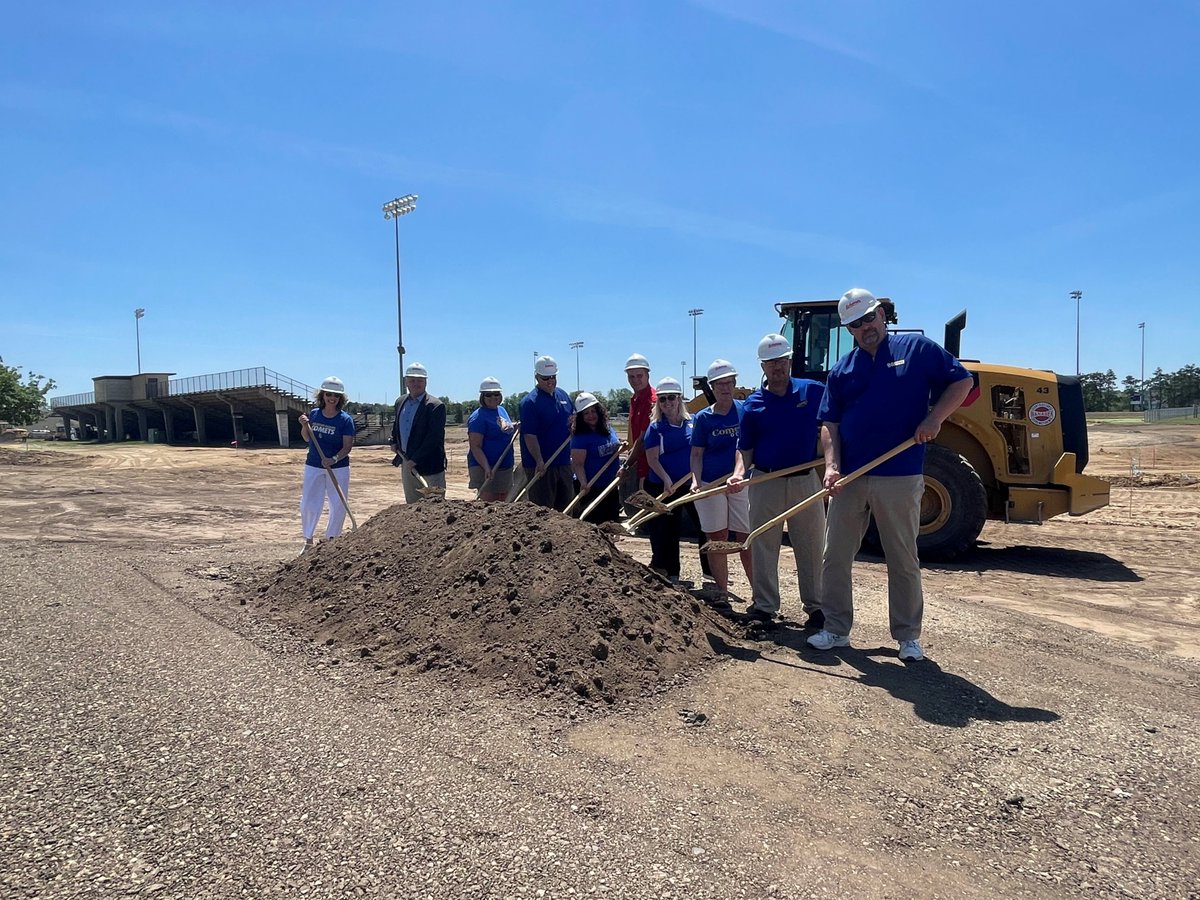 Congrats to <a href="/ddschools/">D-D Schools</a> on the groundbreaking for their new athletic complex coming this fall! We can't wait to bring our clients a brand new complex for the community to enjoy! #scherrerbuilds