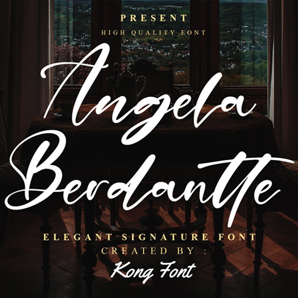 KongFont's tweet photo. Hi everyone !
We're proudly present our high quality font series "ANGELA BERDANTTE". This font is a perfect font for those who are working on various projects.
Are you interested with that? Visit our site now and get your license!
https://t.co/5wf3lveShk
#fontstyle #fontstudio https://t.co/YEcFPKQ0IZ