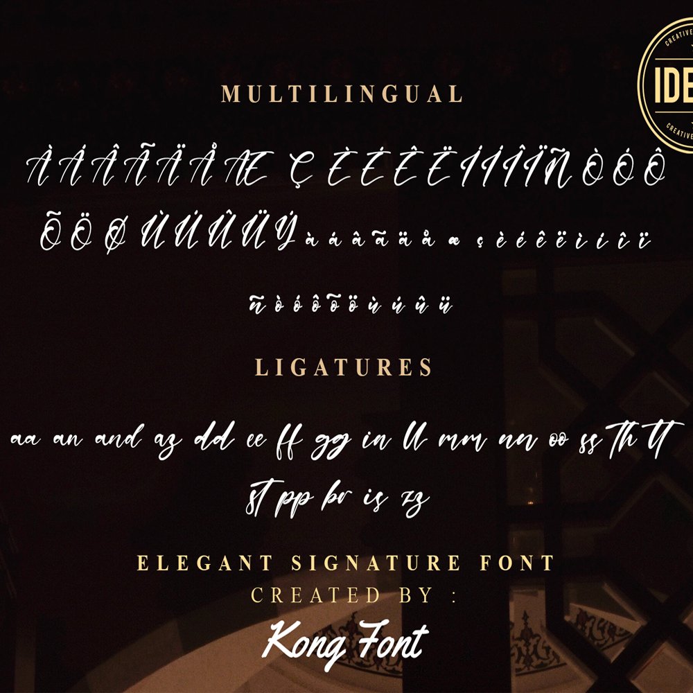 KongFont's tweet photo. Hi everyone !
We're proudly present our high quality font series "ANGELA BERDANTTE". This font is a perfect font for those who are working on various projects.
Are you interested with that? Visit our site now and get your license!
https://t.co/5wf3lveShk
#fontstyle #fontstudio https://t.co/YEcFPKQ0IZ