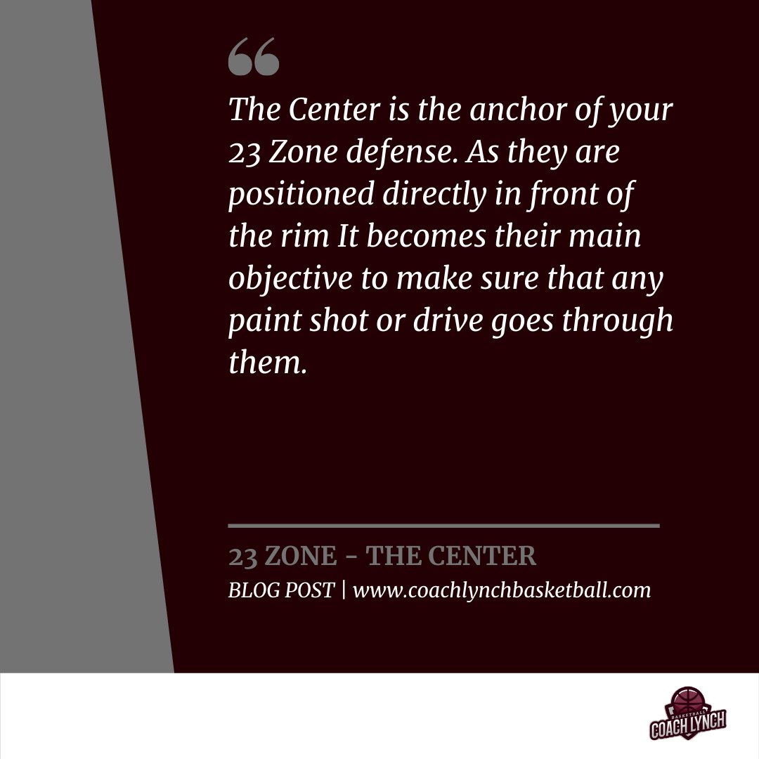 CoachLynch_21's tweet photo. Blog Post | 23 Zone - The Center
In this post, we are going to take a look at the Responsibilities and Steal Opportunities for the Center in the 23 Zone. #23Zone #CoachesCorner ♻️
▪️ Diagrams
▪️ Game Film Clips
▪️ Resource Links
Read & Subscribe:
https://t.co/1Qld17BA4y https://t.co/05yC8wWdoH