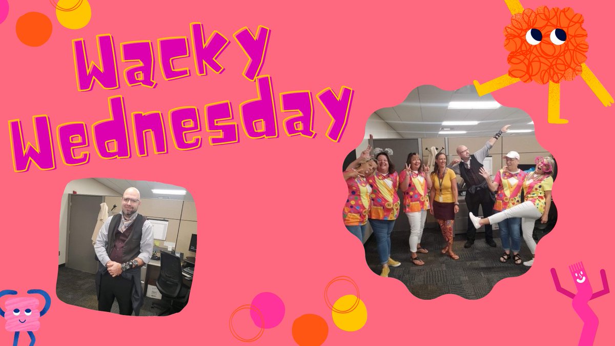 Spirit Week is in full swing at the Clerk's Office!
Today is Wacky Wednesday 🤪