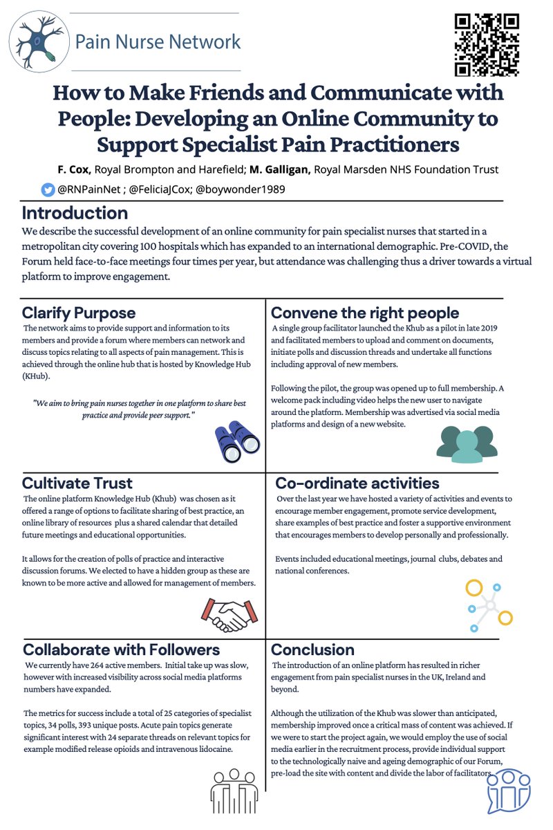 RNPainNet's tweet photo. Check out our @RNPainNet infographic from @FeliciaJCox @boywonder1989 outlining our network progress at @IASPpain 2021 Virtual World Congress on #Pain. #IASP2021 starts today and is free for IASP members. https://t.co/tieWJxYTBV