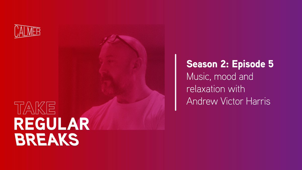 thisiscalmer's tweet photo. Music, mood and relaxation - tune in to Episode 5 of our #TakeRegularBreaks podcast!
Andrew Victor Harris is the founder of Music for Media and runs a YouTube channel called @tenminutechill, designed to help you find ten minutes of peace each day: https://t.co/ys4P7ihinx https://t.co/kynZz1fxOq