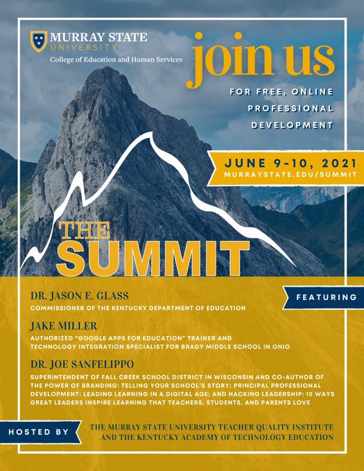 Joe_Sanfelippo's tweet photo. Let’s go #MSUSummit21!!!! Comin’ for ya!! Can’t wait!!! #ImpactTheNarrative #LeadFromWhereYouAre https://t.co/0SQTrSVQ1q
