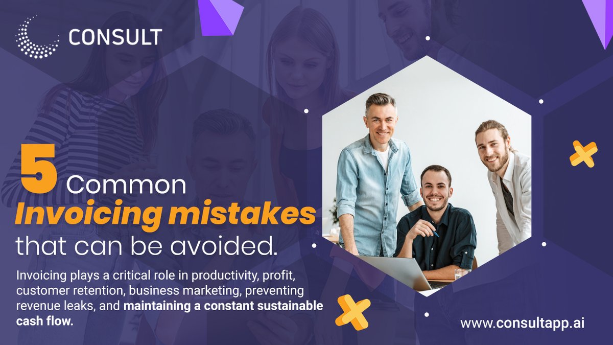 5 Common invoicing mistakes that can be avoided;For Free Sign-Up:  consultapp.ai/pricing

#invoiceautomation #automationsolutions #invoicingsoftware #invoicingapp #atkku #consult #payrollsoftware #quickbooksonline #itstaffing #accountsreceivables #accountspayables