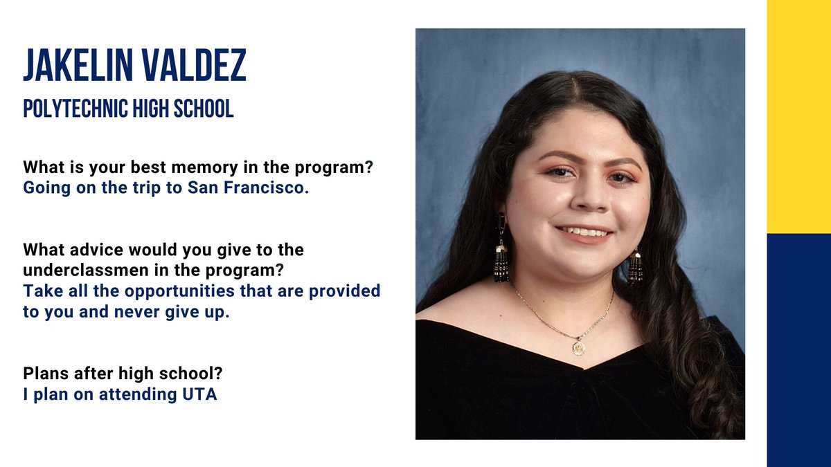 txwesub's tweet photo. Congratulations Jakelin! Good luck at UTA! #txwesub #seniors2021 #UTAbound #TRIOworks https://t.co/dpYDJVnPqi
