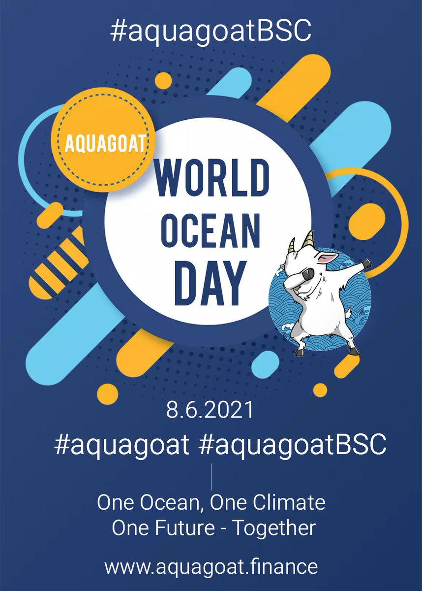 Khoa880's tweet photo. Happy World Ocean Day! 🌊
#AquaGoat #WorldOceanDay #Protect30x30 #OceanWeekWithAquaGoat #SavingTheOceanWithAquaGoat https://t.co/yXPvrO7lFT